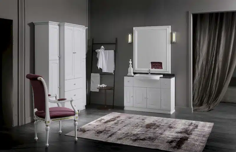 Acanthis AC15 - Mobile luxury arredo bagno L 122 x P 38 cm personalizzabile COMPAB