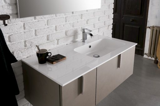 B201 Life B201 69 - Mobile arredo bagno design L 105,5+70 x P 51,5/20,8 cm personalizzabile COMPAB