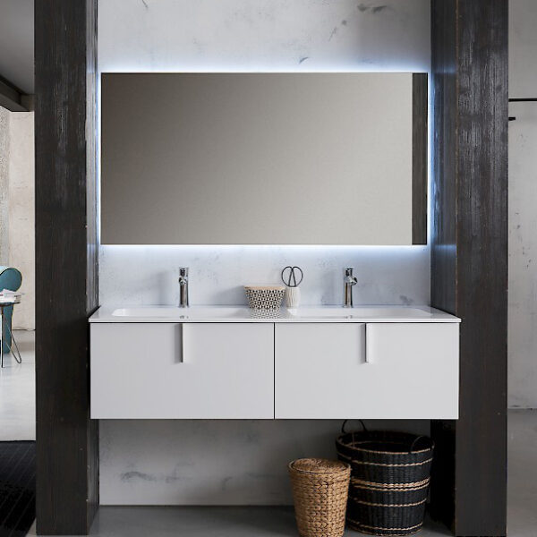 B201 Life B201 70 - Mobile arredo bagno design L 140,5 x P 51,5 cm personalizzabile COMPAB
