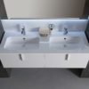 B201 Life B201 70 - Mobile arredo bagno design L 140,5 x P 51,5 cm personalizzabile COMPAB