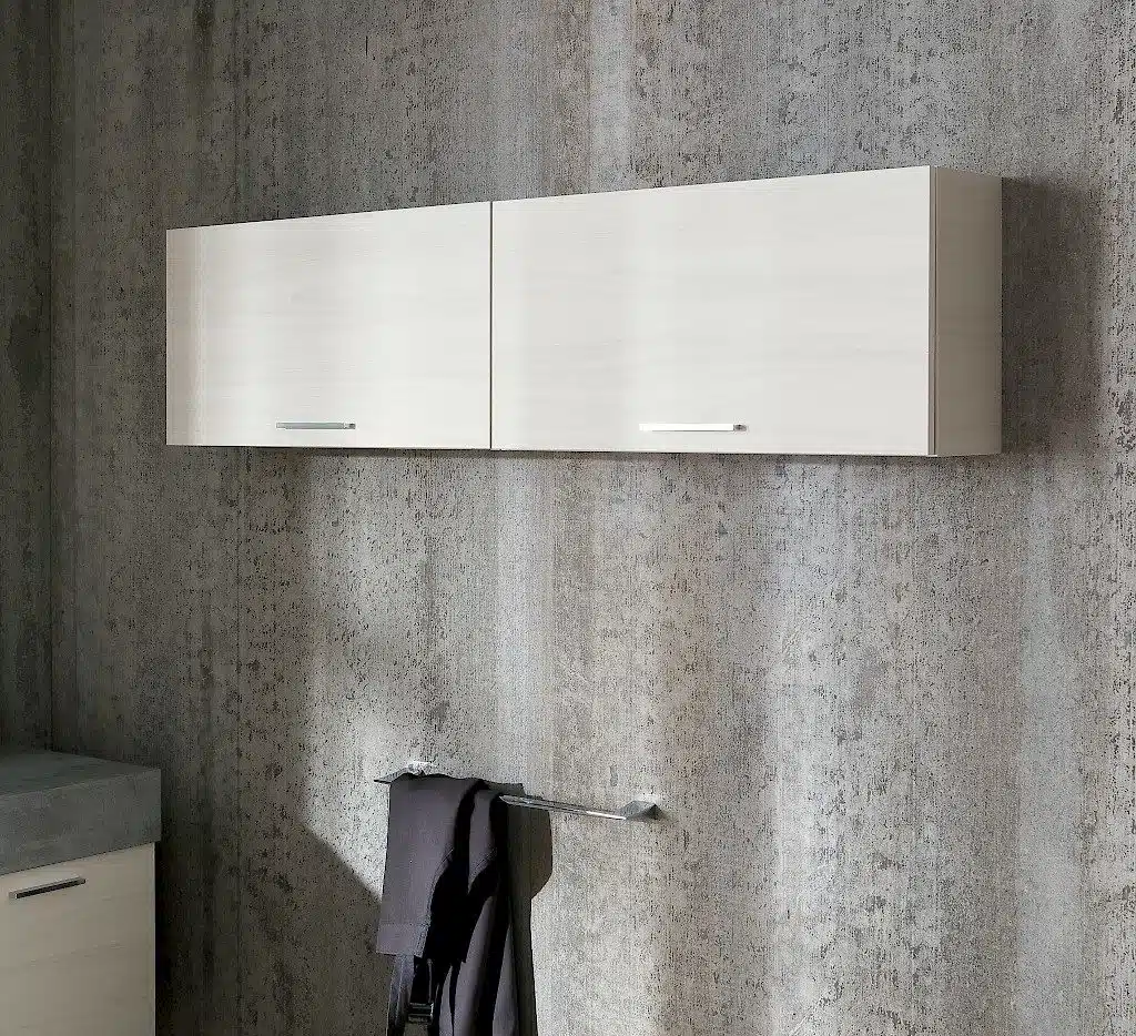 B201 82 Life - Mobile arredo bagno design L 121+140 x P 51/20,8 cm personalizzabile COMPAB
