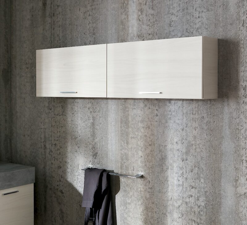 B201 82 Life - Mobile arredo bagno design L 121+140 x P 51/20,8 cm personalizzabile COMPAB