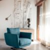 Opera - Divano design moderno in tessuto o ecopelle