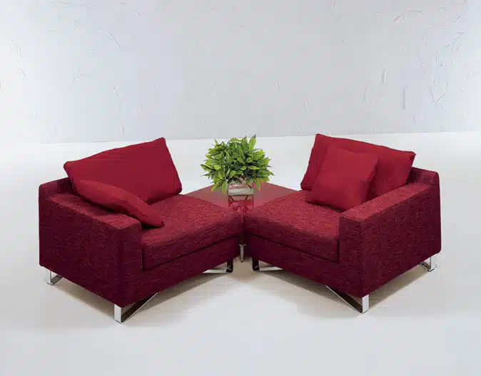Vertice - Divano design moderno in tessuto o ecopelle