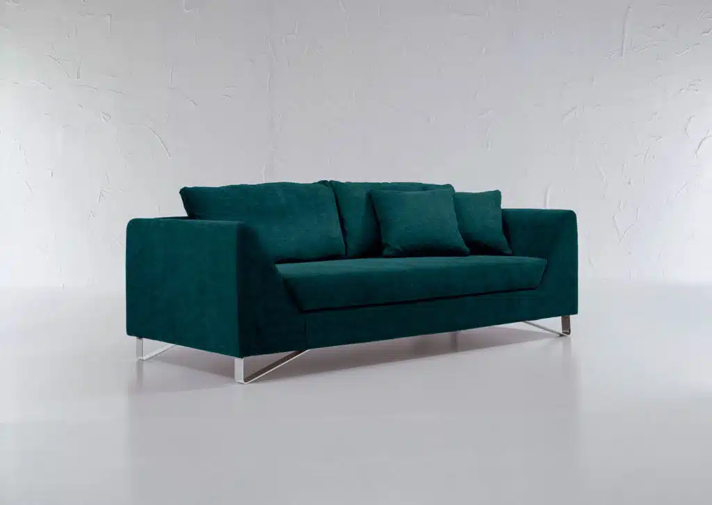 Vertice - Divano design moderno in tessuto o ecopelle