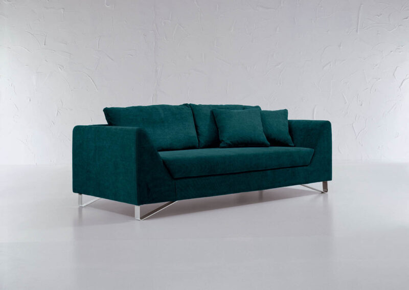 Vertice - Divano design moderno in tessuto o ecopelle