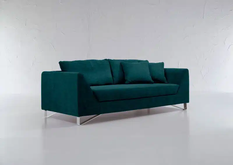 Vertice - Divano design moderno in tessuto o ecopelle