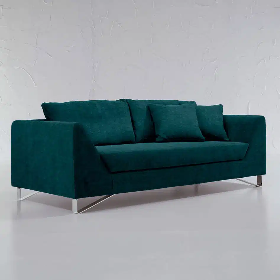 Vertice - Divano design moderno in tessuto o ecopelle