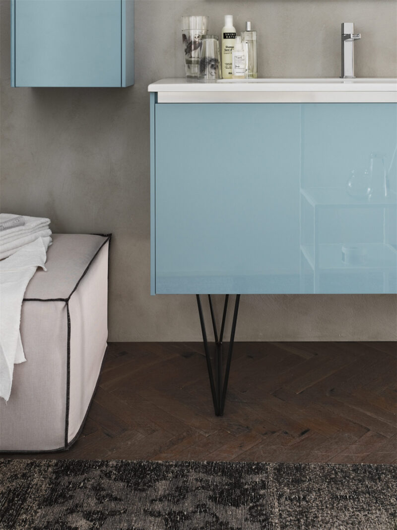 EGO 46 - Mobile arredo bagno L 120 x P 51 cm personalizzabile ARCOM