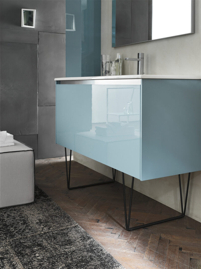EGO 46 - Mobile arredo bagno L 120 x P 51 cm personalizzabile ARCOM
