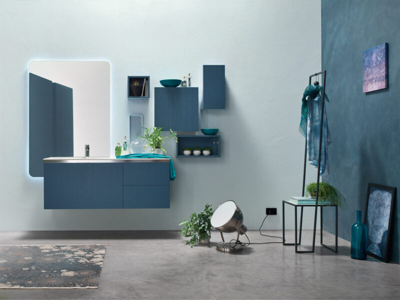 EGO 48 - Mobile arredo bagno L 161 x P 51 cm personalizzabile ARCOM