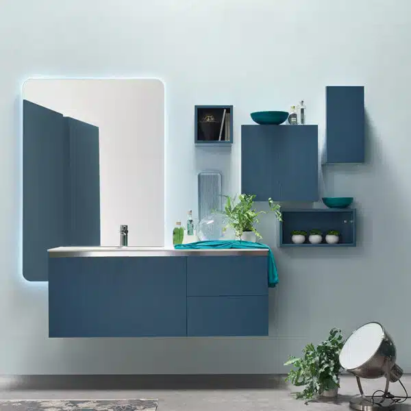 EGO 48 - Mobile arredo bagno L 161 x P 51 cm personalizzabile ARCOM