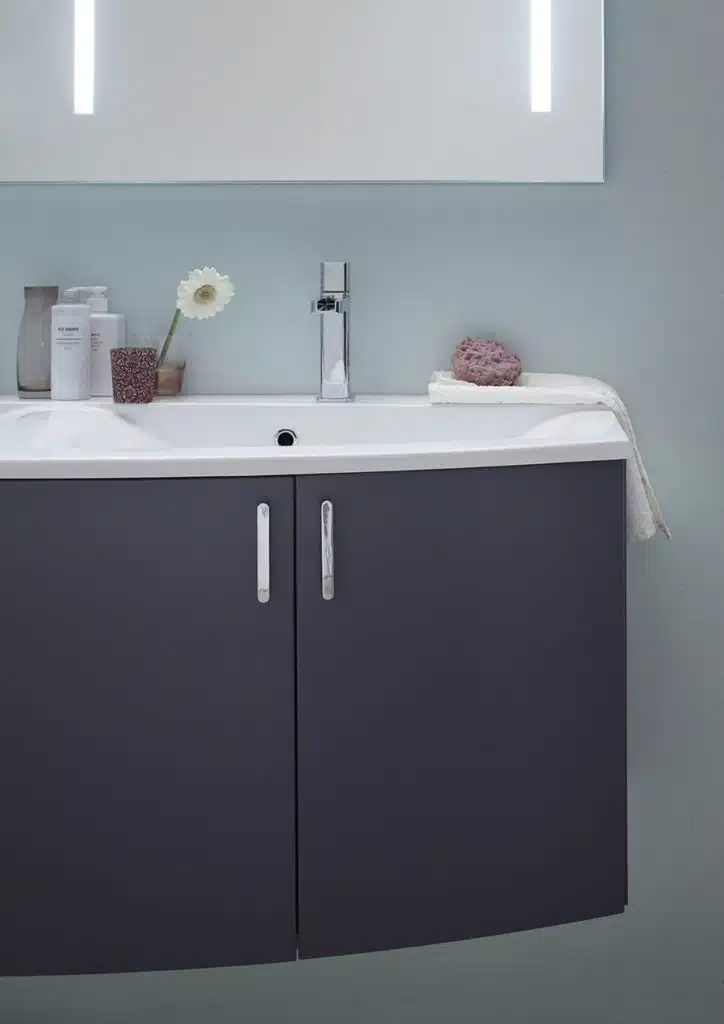ELY 53 - Mobile arredo bagno L 140 x P 38/51 cm personalizzabile ARCOM