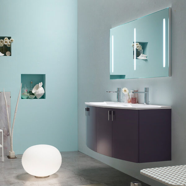 ELY 53 - Mobile arredo bagno L 140 x P 38/51 cm personalizzabile ARCOM