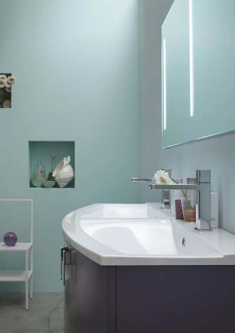 ELY 53 - Mobile arredo bagno L 140 x P 38/51 cm personalizzabile ARCOM