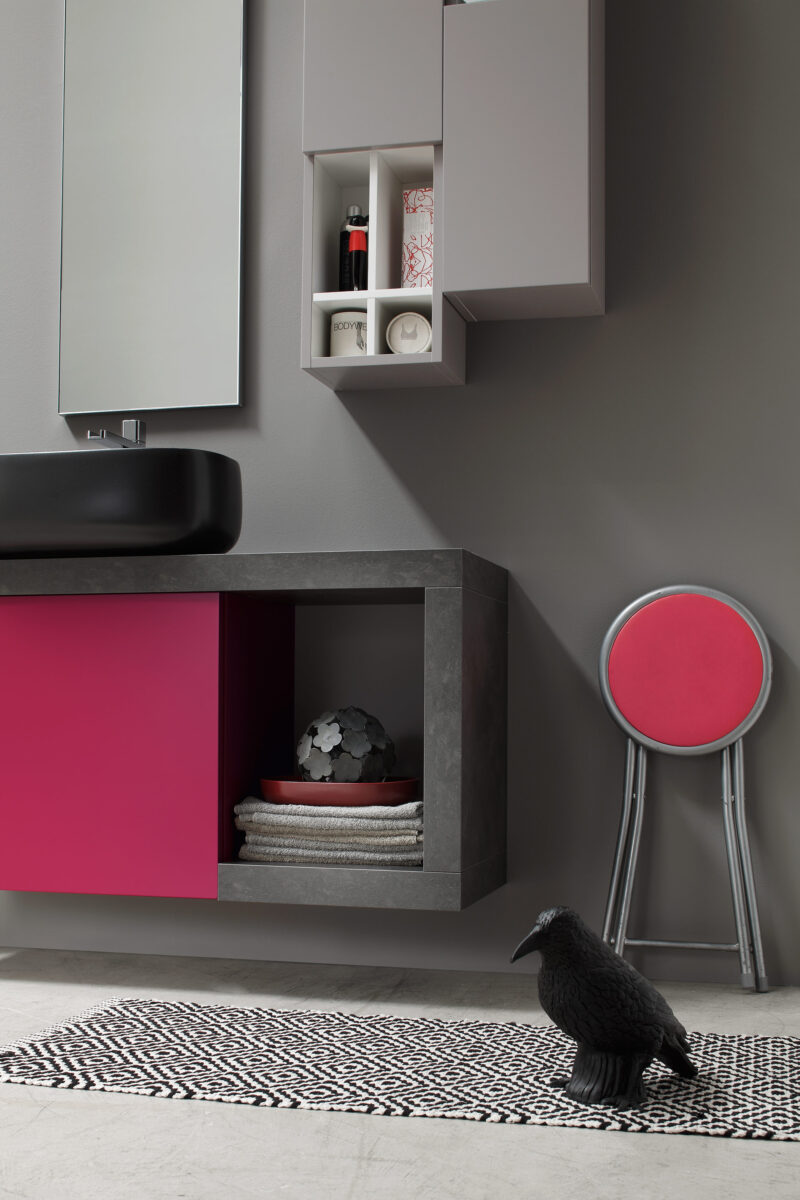 ELY 54 - Mobile arredo bagno L 100 x P 38 cm personalizzabile ARCOM