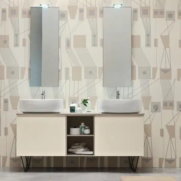 ELY 57 - Mobile arredo bagno L 155 x P 38 cm personalizzabile ARCOM