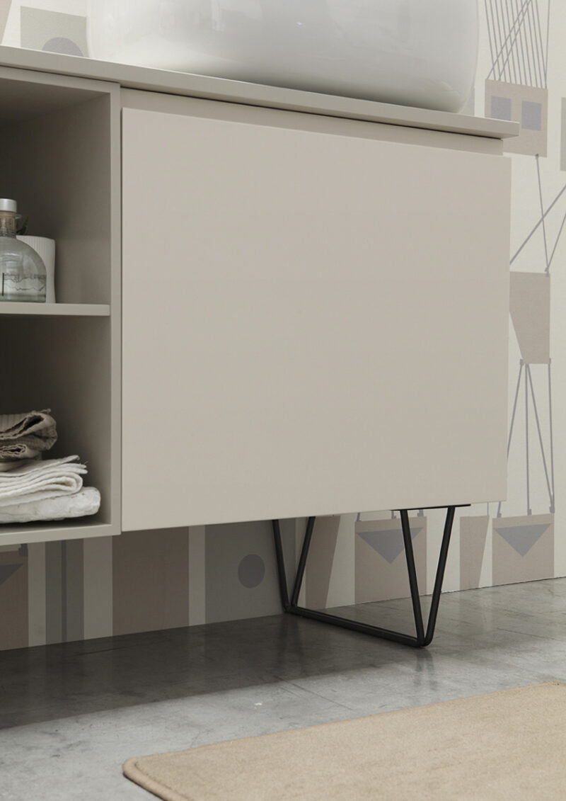 ELY 57 - Mobile arredo bagno L 155 x P 38 cm personalizzabile ARCOM