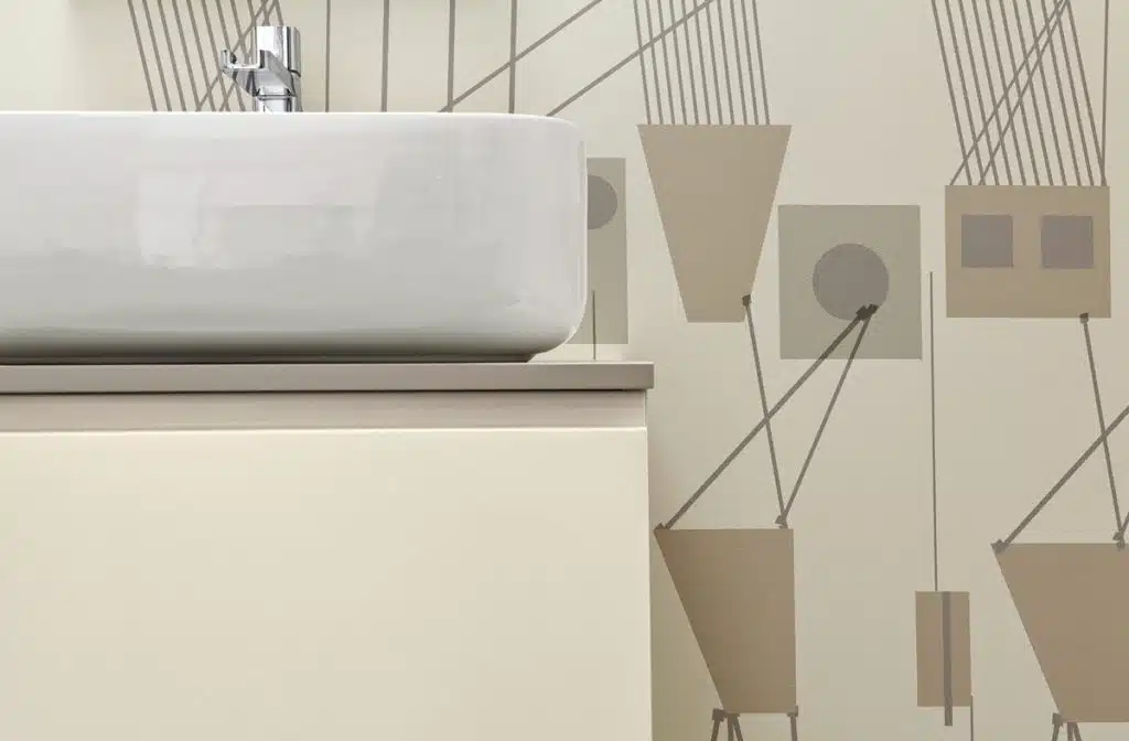 ELY 57 - Mobile arredo bagno L 155 x P 38 cm personalizzabile ARCOM