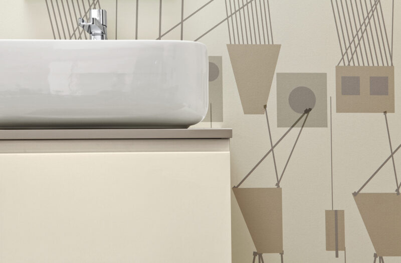ELY 57 - Mobile arredo bagno L 155 x P 38 cm personalizzabile ARCOM