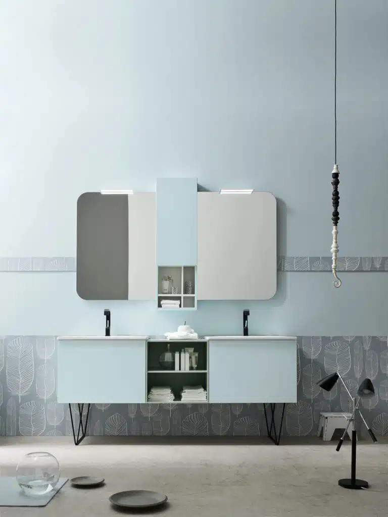 ELY 59 - Mobile arredo bagno L 190 x P 51 cm personalizzabile ARCOM