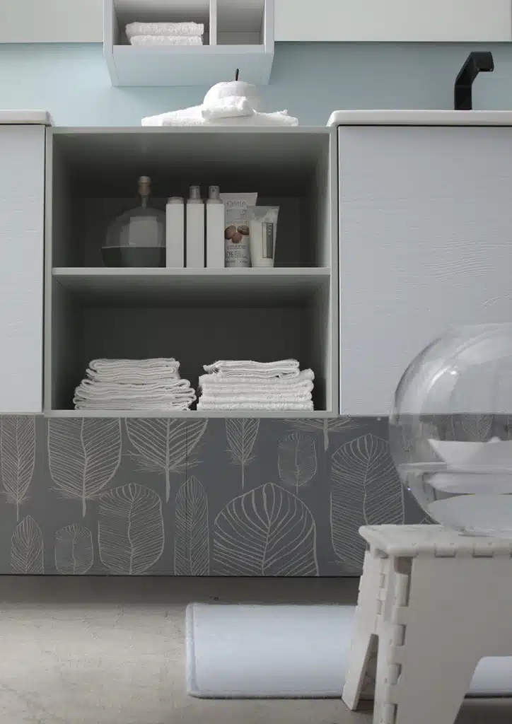 ELY 59 - Mobile arredo bagno L 190 x P 51 cm personalizzabile ARCOM