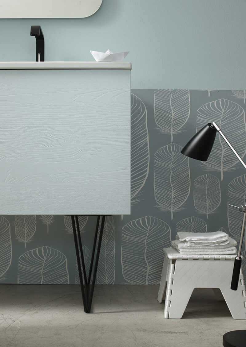 ELY 59 - Mobile arredo bagno L 190 x P 51 cm personalizzabile ARCOM