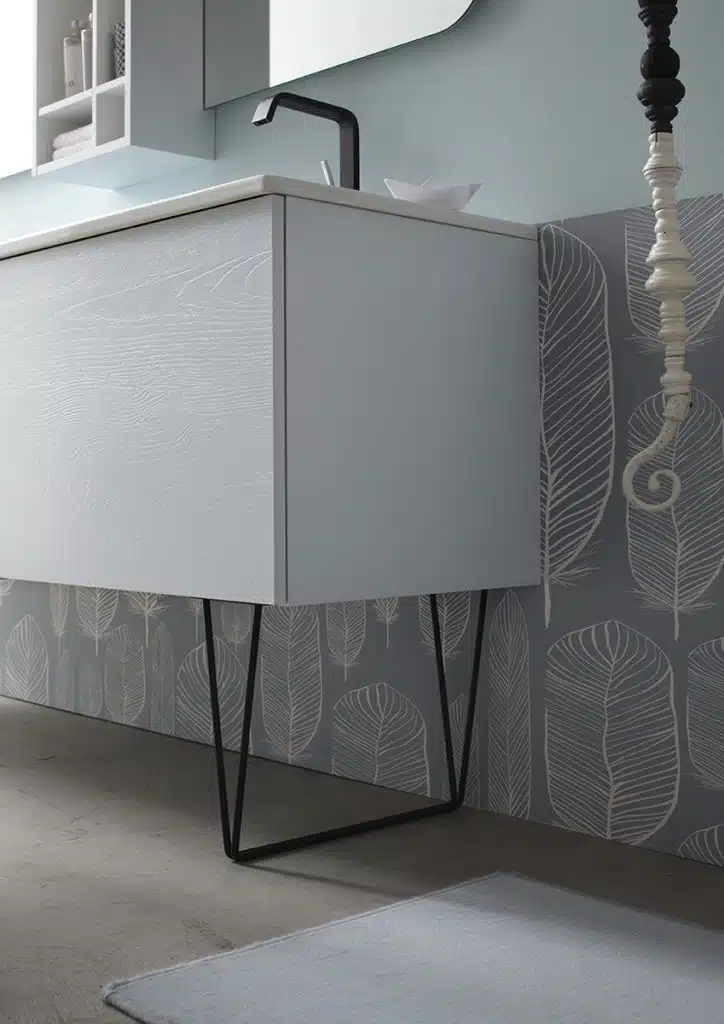 ELY 59 - Mobile arredo bagno L 190 x P 51 cm personalizzabile ARCOM