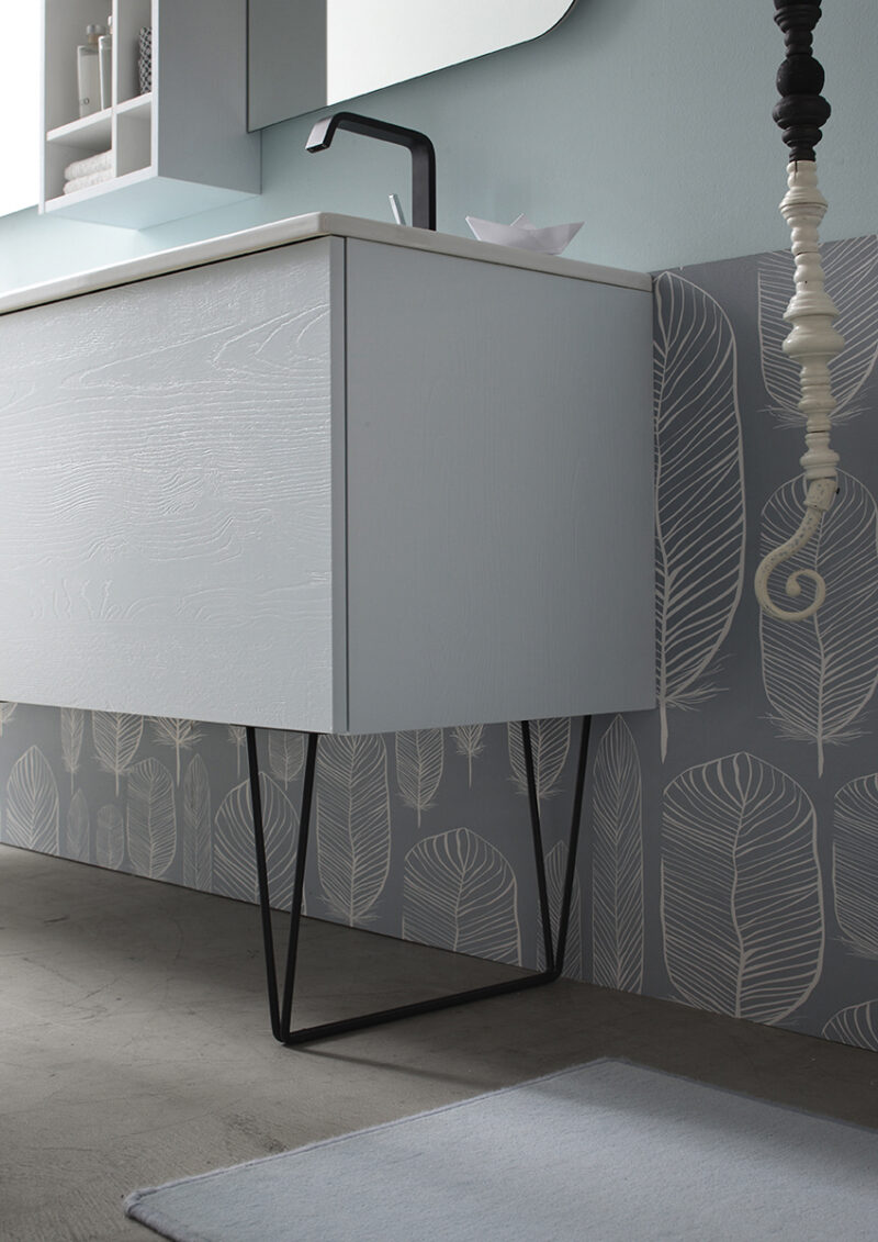 ELY 59 - Mobile arredo bagno L 190 x P 51 cm personalizzabile ARCOM