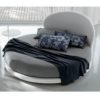 Kaleido - Letto rotondo con testiera curva e materasso tondo incluso