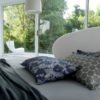 Kaleido - Letto rotondo con testiera curva e materasso tondo incluso