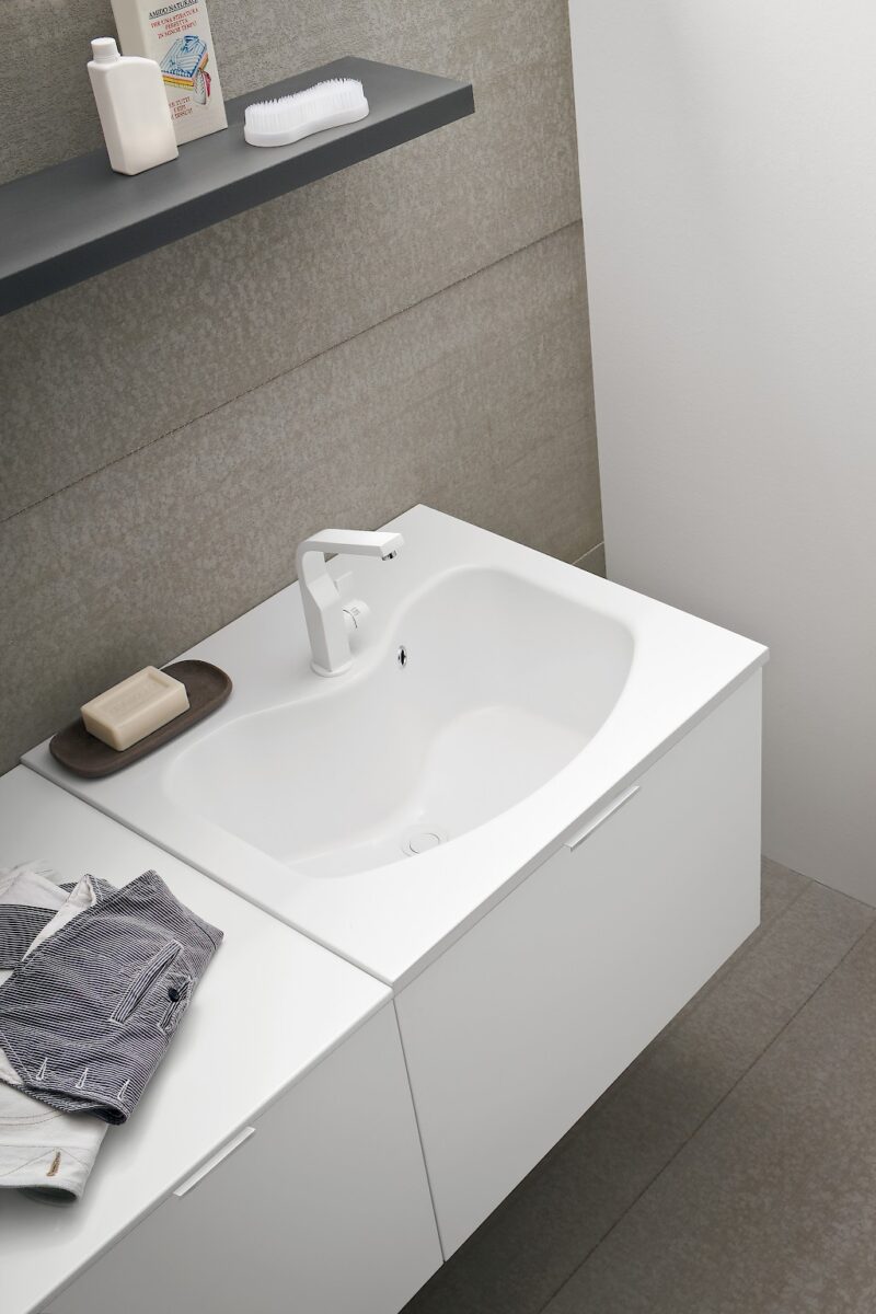 L09 - Mobile lavanderia L 217 x P 63 cm personalizzabile COMPAB
