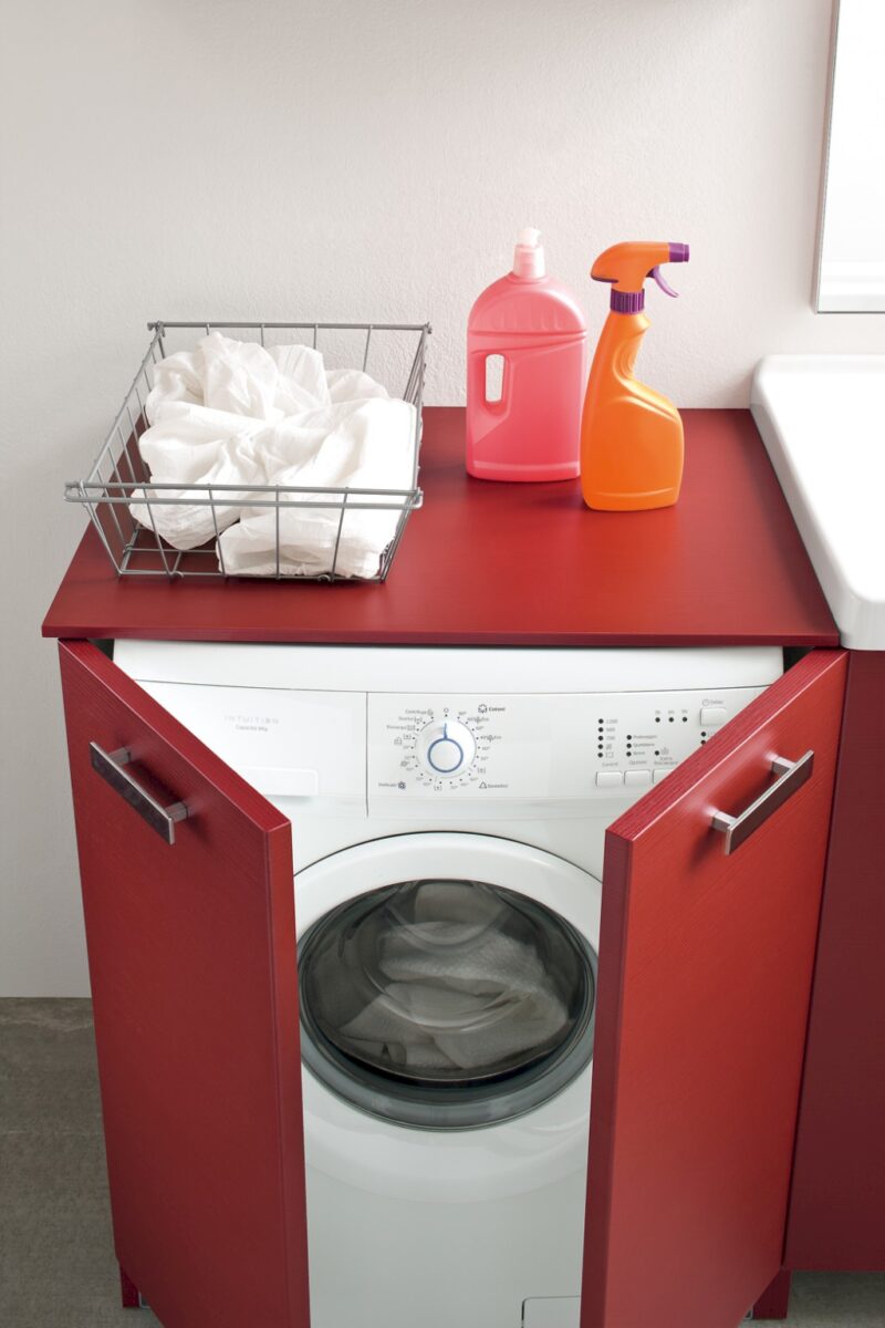 L15 - Mobile lavanderia L 141 x P 51 cm personalizzabile COMPAB