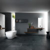 Ink NK03 - Mobile luxury arredo bagno L 140+240 x P 20,8/51 cm personalizzabile COMPAB