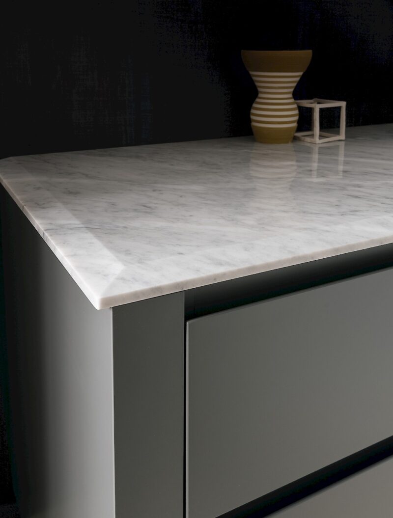 Ink 31A - Mobile luxury arredo bagno L 132,4 x P 51,5 cm personalizzabile COMPAB