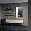 Ink NK13 - Mobile luxury arredo bagno L 206 x P 51/16 cm personalizzabile COMPAB