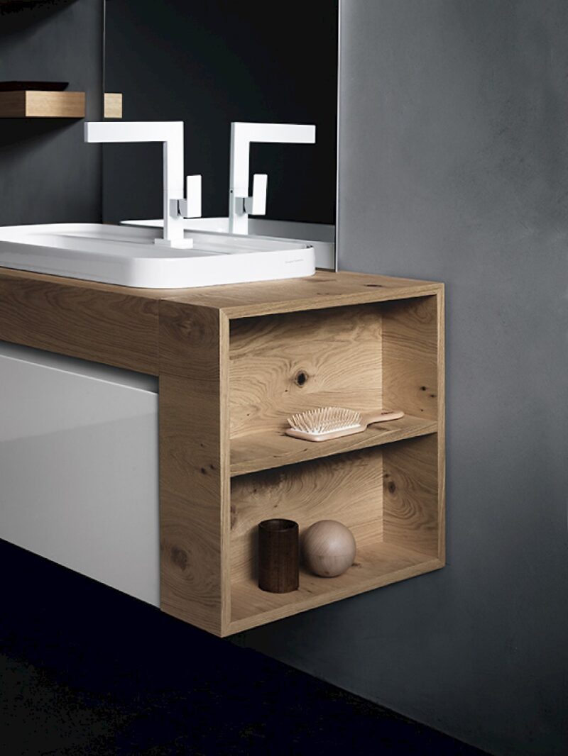 Ink NK13 - Mobile luxury arredo bagno L 206 x P 51/16 cm personalizzabile COMPAB