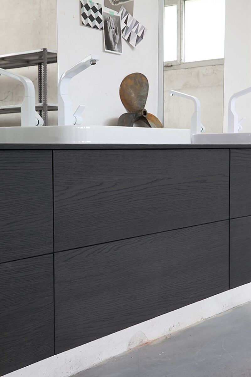 K25 22 - Mobile luxury arredo bagno L 222,6 x P 51 cm personalizzabile COMPAB