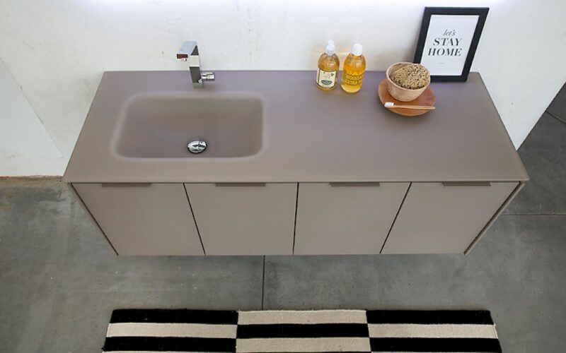 K25 23 - Mobile luxury arredo bagno L 142,8+25+25 x P 51/20,8 cm personalizzabile COMPAB
