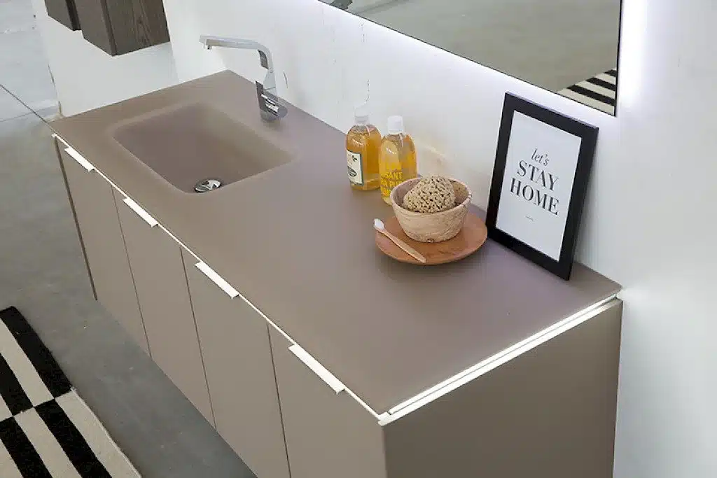 K25 23 - Mobile luxury arredo bagno L 142,8+25+25 x P 51/20,8 cm personalizzabile COMPAB
