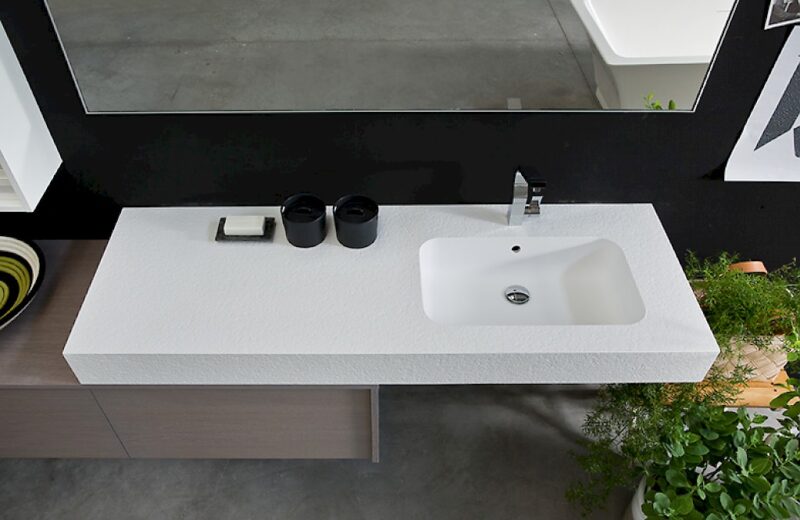 K25 24 - Mobile luxury arredo bagno L 222 x P 51/20,8 cm personalizzabile COMPAB