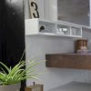 K25 25 - Mobile luxury arredo bagno L 174+140 x P 51 cm personalizzabile COMPAB