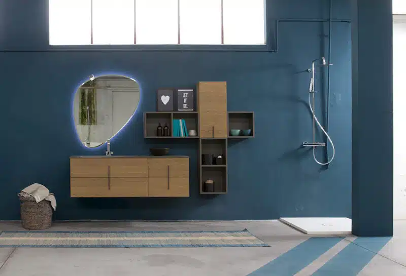 K25 26 - Mobile luxury arredo bagno L 146+140 x P 51/20,8 cm personalizzabile COMPAB