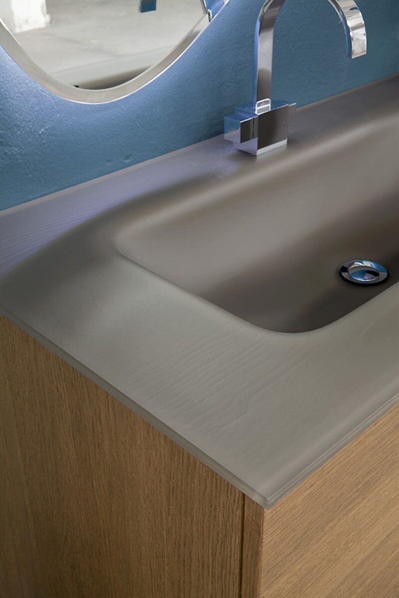 K25 26 - Mobile luxury arredo bagno L 146+140 x P 51/20,8 cm personalizzabile COMPAB