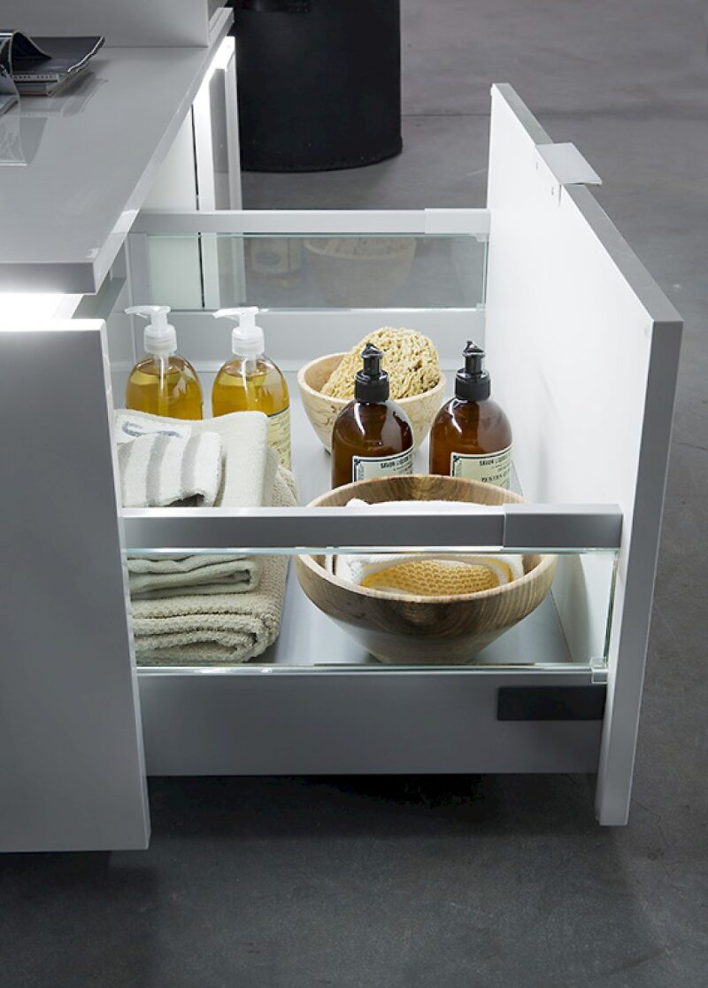 K25 27 - Mobile luxury arredo bagno L 210,8 x P 51/20,8 cm personalizzabile COMPAB
