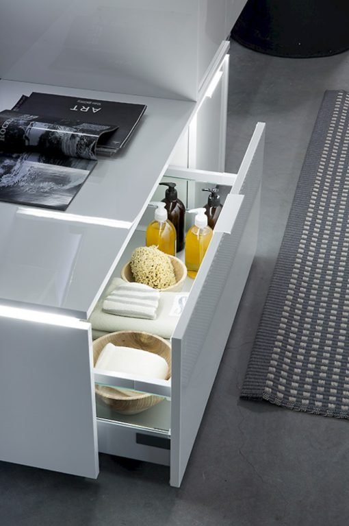 K25 27 - Mobile luxury arredo bagno L 210,8 x P 51/20,8 cm personalizzabile COMPAB