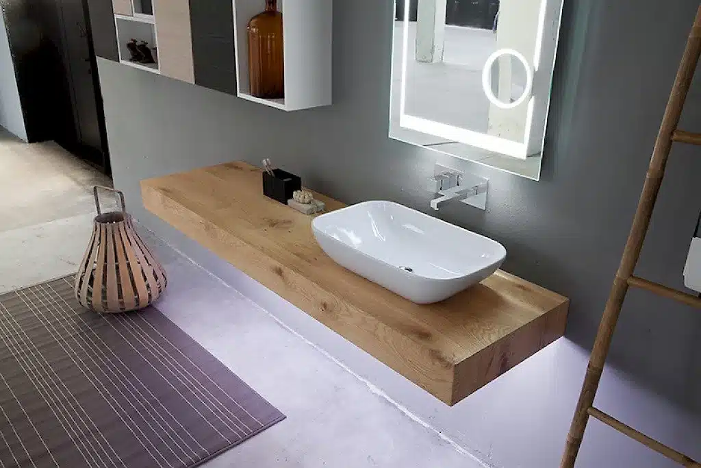 K25 29 - Mobile luxury arredo bagno L 180+190 x P 51/20,8 cm personalizzabile COMPAB