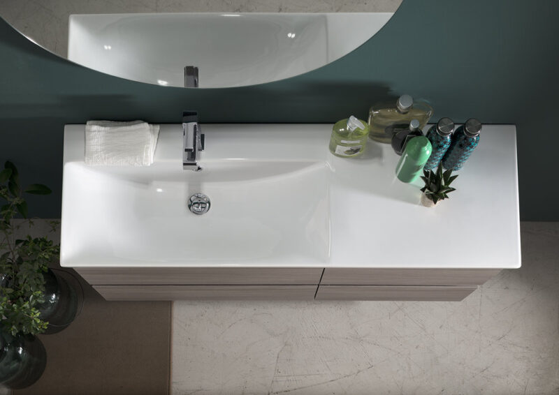 ELY J 62 - Mobile arredo bagno L 120 x P 38 cm personalizzabile ARCOM