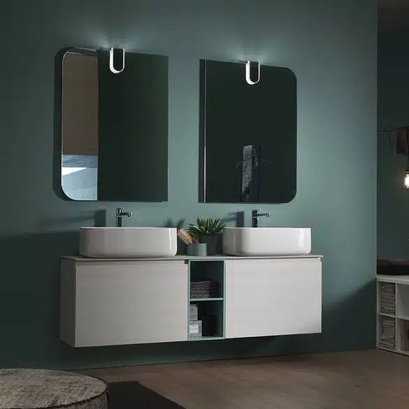 ELY J 61 - Mobile arredo bagno L 165 x P 38 cm personalizzabile ARCOM