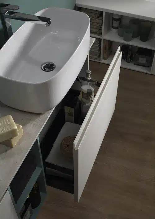 ELY J 61 - Mobile arredo bagno L 165 x P 38 cm personalizzabile ARCOM